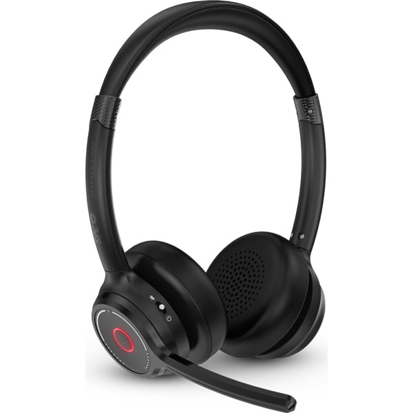 SPC Dreamer 2 Pro Wireless Bluetooth Headphones | 50h Battery | Noise Cancelling (ENC) | Simultaneous Dual Connection | Google Fast Pair | Built-in Microphone | Compatible with Teams, Black