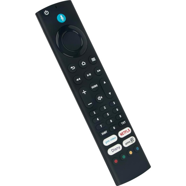 VINABTY Fire Replacement Voice Remote Control for TCL 4K QLED TV CF6 Series 55CF630 50CF630