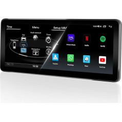 ATOTO 12.3 Inch Car Radio CarPlay Display and Android Car, Compatible with Audi Q5 Symphony System (2009-2016), All Original Functions, GPS Tracking, AI DriveChat, 4G LTE, Dual Bluetooth