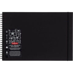Derwent Black Book Landscape Sketch Book, A3 Size