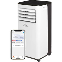 SUNTEC MultiFreeze 2.0 Eco R290 App Mobile Air Conditioner Quiet with Smart App Control, Dehumidifier for Rooms up to 25 m², Mobile Cooling & Heating for Home, 7,000 BTU