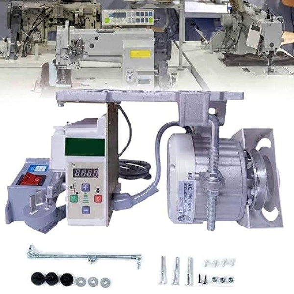Electric Sewing Machine Motor, 220 V 750 W Industrial Sewing Machine Motor, Energy-Saving Servo Motor, Brushless Servo Motor, Industrial Sewing Machine 200-6500 rpm for Household Industrial Sewing