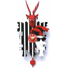 Trenkle Kuckulino Black Forest Clock with quartz movement and cuckoo chime TU 3006 PQ