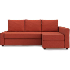 MASTERS OF COVERS Friheten IKEA Friheten Chaiselon Slipcover Sofa Bed Cover Replacement Sofa Bed Sectional Cover (Polyester Orange)