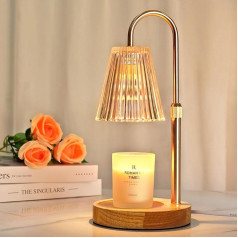 Candle Warmer Lamp, Candle Warmer Gifts for Women Christmas, Electric Fragrance Lamp with Timer and Dimmer, Vintage Candle Warmer Decoration Secret Santa Gifts for Women Mum