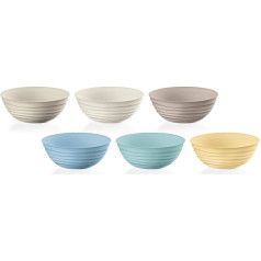 Guzzini - Tierra, Set of 6 Bowls S, Diameter 12.2 x Height 11.5 cm, 348 cc - 17500052