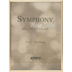 Kenro Symphony SY2025RG 8 x 10-inch Photo Frame, Rose Gold