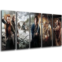 26113 Wall Picture Lord of the Rings 165 x 62 cm Wooden Print XXL Format Art Print