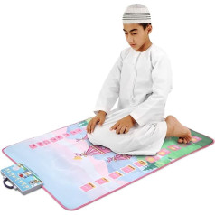 Intelligent Intelligent Muslim Prayer Mat, Interactive Muslim Prayer Mat for Kids, Touch Sensitive Electronic Prayer Mat, Islamic Prayer Mat, Islamic Prayer Mat