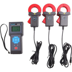 ETCR8300 Multimeter Tester Digital Clamp Leakage Current Meter Three-Channel Leakage Tester Meter Current Monitoring Recorder Safe and Reliable