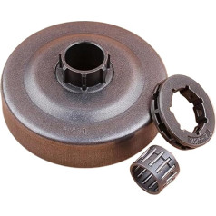 BTFWM Garden Tool Clutch Replacement, Kupplungstrommel-Kettenradfelge 19 mm .325-7T Nadellagersatz, for Husqvarna, for 55 51 50 154 254 Kettensägen-Ersatzteile 503088702