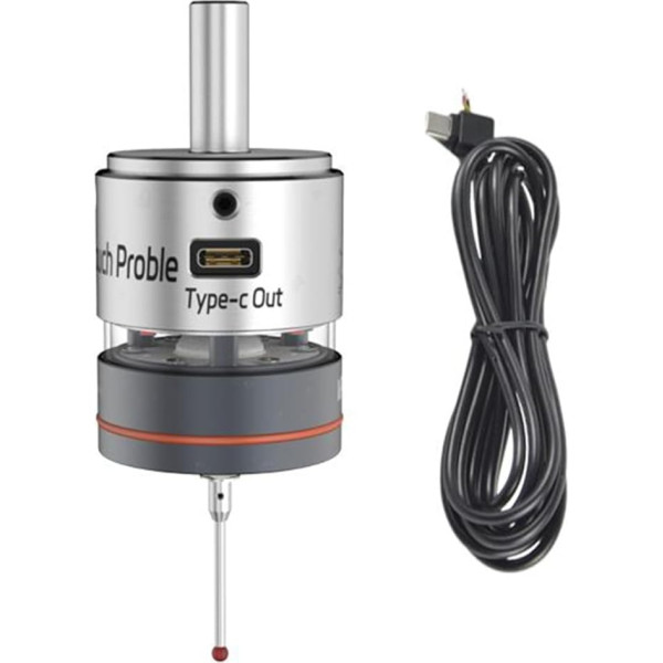 EXTRWORY Kantenfinder-Kontaktsonde, um die Mitte des Desktops zu finden, Wp-500 V6anti-Roll3d Kantensuchsonde mit einfacher Zentralsuche und kabellosem Ausgang (WP-500)