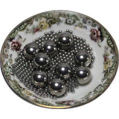GSHUPIOU Massive Lagerkugeln für industrielles Zubehör,. 304 Edelstahlkugeln Massive Edelstahlkugeln 4mm 5mm 6mm 7mm 8mm 9mm 10mm Korrosionsbeständige Kugel 200 STK(9.5mm)