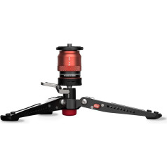 IFOOTAGE Mini Camera Tripod, Mini Tripod Camera, Table Tripod for Photography, Mobile Phone Tripod with Pedal Lock for Sony, Nikon, Canon DSLR, Payload up to 17.64 lbs/8 kg, Cobra 3 Base-P