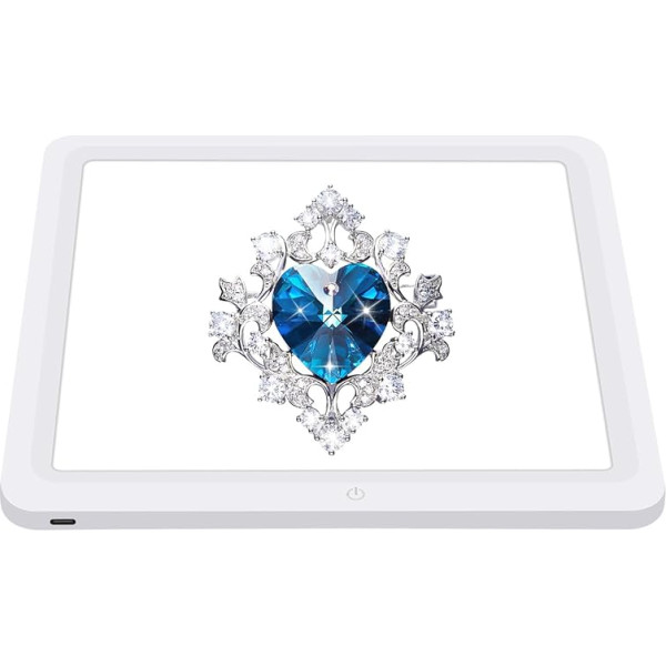 PULUZ 20cm LED Photography Photo Video Light Panel Shadowless Softbox Bottom Light panel