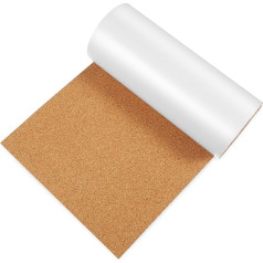 NUOBESTY 1 Roll Self-Adhesive Cork Roll Photo Board Self-Adhesive Message Board Cork Board Frame Self-Adhesive Cork Board Self-Adhesive Cork Board Cork Shelf Lining