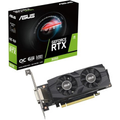 ASUS GeForce RTX 3050 OC (6GB GDDR6/PCI Express 4.0/1500MHz/14000MHz/Low Profile)