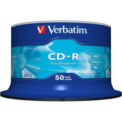 Verbatim 43351 700MB 52x Extra Protection CD-R - 50 Pack Spindle