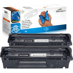 Starlet24 2 x 12A Q2612A Toner Compatible with HP Q2612A 12A for HP Laserjet 1010 1012 1015 1018 1020 1022 1022n 1022n 1022nw 3015 3020 3030 3050 30523055 M1005 M1319 M1319f Black