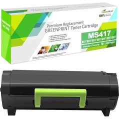51B2000 Compatible Toner Cartridge MS317 MS417 MS517 MS617 MX417 MX517 Black 2500 Pages Standard Capacity for Lexmark Laser Printer MS317DN MS417DN MS517DN MS617DN MX317DN MX417DE MX517DE MX66 17DE