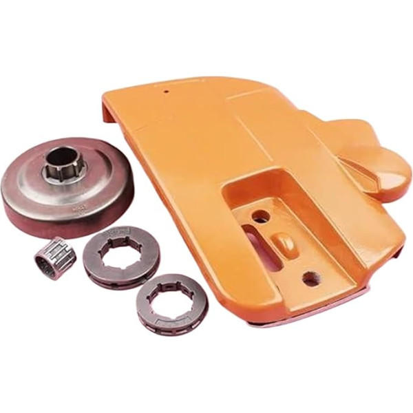 BTFWM Garden Tool Clutch Replacement, Kettenbremskupplungsdeckel, for Husqvarna, for 340 345 350 351 353 Kupplungstrommel, Kettenrad, Felge, Nadellagersatz, Kettensägen-Ersatzteil
