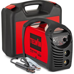Telwin S.p.A. 815857 Force 165 inverter welding device for electrode welding With welding accessories and case, 230 V, red
