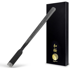 Wazakura Curved Bonsai Jin Chisel 185mm Steel Made in Japan Carving Tool Japanese Jin Shari Bark Scraper Detail Woodworking Chisel Silver