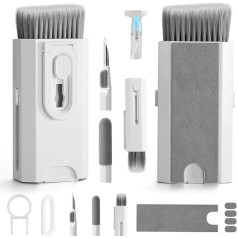 Wenrescry Set of 8 Multifunctional Cleaning Kit: For Keyboard, Screen, Mobile Phone and More