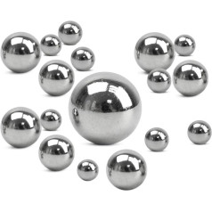 Carbon Steel Ball Bearings, Bearing Balls, Precision Bearing Steel Ball, Diameter 12.3031/12.7/13/13/13.4938/14/14.2875 mm, 10 Pieces (12.7 mm)