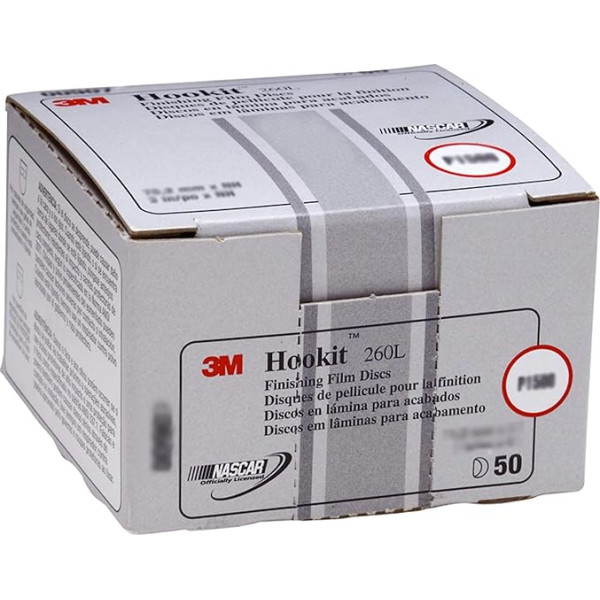 3M 17 Hookit Foil Sanding Disc, Grit: P8, Dust-Free, Diameter: 15.2 cm