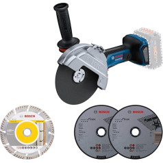 Bosch Professional Akku-Winkelschleifer GWS 18V-180 PC (230 mm Schnitttiefe, ohne Akkus und Ladegerät, im Karton)