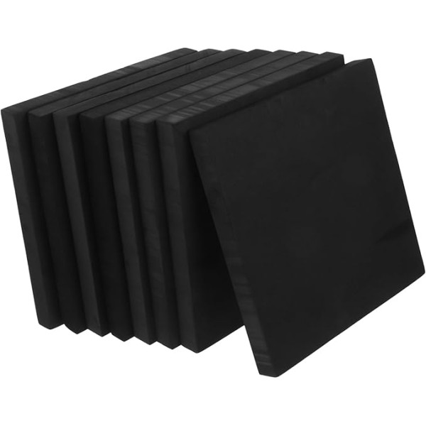 Pack of 8 Foam Cushions Foam Inserts for Shipping Thick Foam Padding Foam Padding Packaging Cut to Size Foam Inserts Black EVA SEWACC