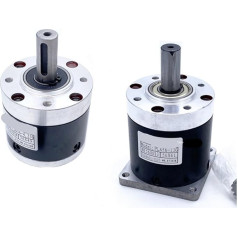 DLZHZDIH 56MM Planetary Reducer Gearbox for DC/Step Electronic Starter High Torque DIY Reduction Gear Box (PLG56-2 Series) Tool Parts ZOUCUNXIYIN(Circular-8mm Gear,1 Ratio 15)