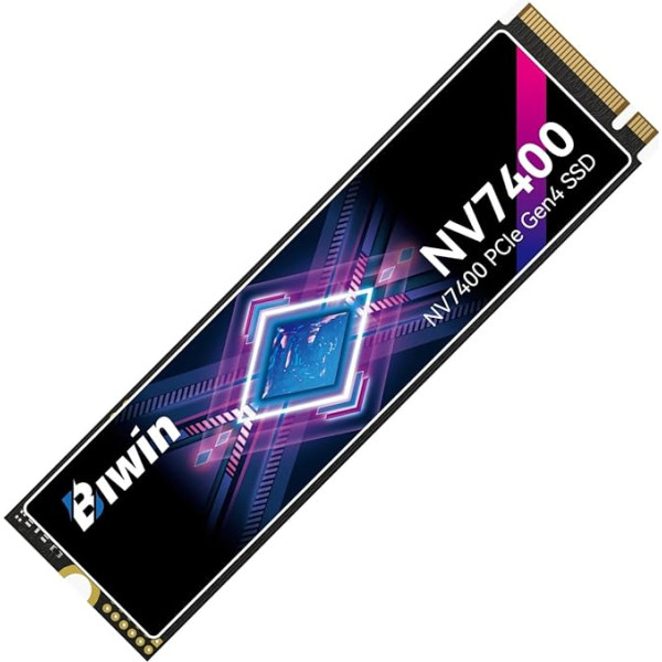 BIWIN Black Opal NV7400 2TB SSD, M.2 2280 NVMe PCIe Gen 4x4 Interface with HMB & SLC Cache, Read Speed up to 7450MB/s, Internal PC Solid State Drive for Laptop & Desktop & PS5