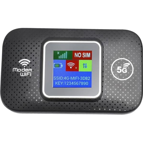 4G LTE Mobile Hotspot Device, Portable Travel WiFi Router with SIM Card, WiFi Router, Unlocked WiFi Hotspot Router, Up to 10 Users for Home, Travel, Office