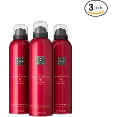 RITUALS The Ritual of Ayurveda Value Pack with 3 x Shower Foam | Shower Gel with Indian Rose and Sweet Almond Oil | Balancing Fragrance | Value Pack 3 x 200 ml