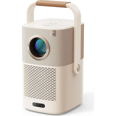 Outdoor Projector, Sound by JBL, T2 Portable Projector 450ANSI FHD 1080P Native Projector with 2.5H Built-in Battery/Auto Focus/Trapezoidal Correction Smart Projector Home Cinema, Projector for Mobile