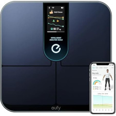 eufy by Anker WLAN Fitness Tracking Smart Scale P3, Intelligent Scales with Analysis, Virtual 3D-Body Model, Digital Body Scales with 16 Readings, Heart Rate, BMI, Bluetooth, with App