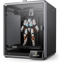 Creality K1 Max 3D Printer, Max 600mm/s High Speed 3D Printer with Automatic Leveling, Dual Cooling, Intelligent AI Function and Ready to Use, Print Size 300x300x300mm