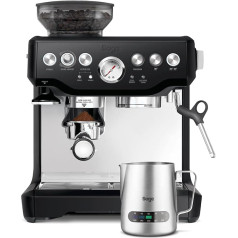 Sage Barista Express Espresso Machine and Coffee Maker, Bean to Cup Coffee Machine, SES875BTR, Black Truffle