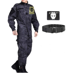 ATAIRSOFT Combat Uniform Men's Tactical Army Military BDU Jacket Shirt & Trousers Suit for Airsoft Paintball Hunting War Game