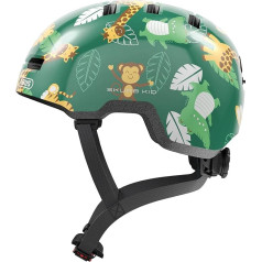 ABUS Skurb Kid Children's Helmet - Robust Bicycle Helmet in Skater Look with Space for a Braid and Various Designs - for Girls and Boys