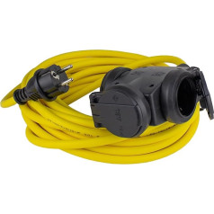 as - Schwabe 61453 Strom extension cable yellow10m