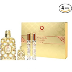Royal Amber by Orientica for Women - 4 Piece Gift Set 2.7oz EDP Spray, 7.5ml EDP Spray, 2 x 10ml EDP Spray
