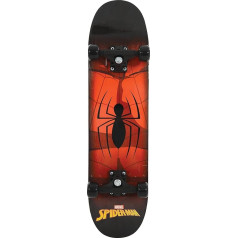 Spiderman Wooden Skateboard Size 79 x 20 cm Double Kicktail Deck 608Z Bearings Age 5+ Years