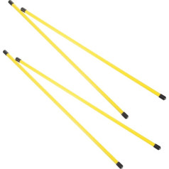 KOMBIUDA 4pcs Golf Direction Stick Fiber Tools Golf Practice Aid Golf Training Aid Golf Training Aid Golf Training Aid Stick Golf Putting Training Aid Golf Training Aid Swing Sticks