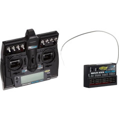 Carson 500501004 FS Reflex Stick Multi PRO LCD 2.4 GHz - 14 Channel Remote Control System & 500501540 Modellsport Reflex Stick Multi Pro 14 Channel Receiver 2.4GHz