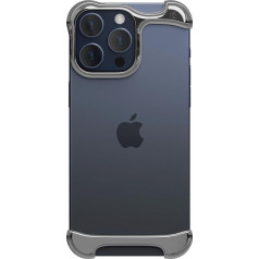Arc Pulse iPhone 15 Pro Case - Minimalist Drop Protection Shockproof Aircraft Grade Aluminum Dual Layer Shock Absorption Scratch Resistant Slide-On Lightweight 360° Protection