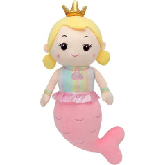 QUICK HORSE Mermaid Plush Toy Mermaid Plush Toy Plush Cushion Soft Toy Mermaid Cuddly Toy Throw Pillow Cuddly Toy for Girls Sleeping Pillow Gift