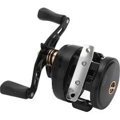 Drum Fishing Reel, High Speed Drum Fishing Reels Aluminum Alloy Corrosion Resistant Magnetic Brake with Metal Seal for Saltwater Fishing (GK400(Right Wheel))